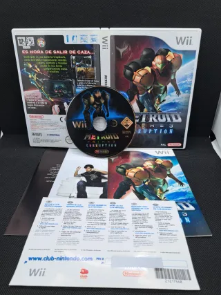 Metroid Prime 3 Corruption Wii PAL ES