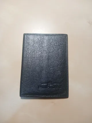 Cartera Philip Morris Negra Hombre