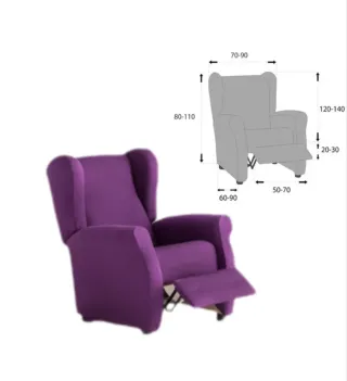 2 X Funda sillón relax