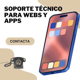 Soporte técnico para webs y apps