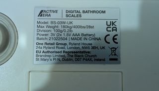 Báscula de peso digital Active Era