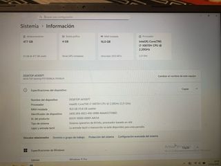 Portátil Asus TUF Gaming F15 Intel Core i7