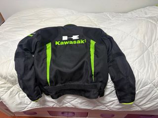 Chaqueta Kawasaki Negra y Verde