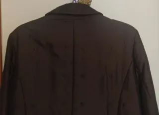 Chaquetón Punto Roma Marrón Talla 44