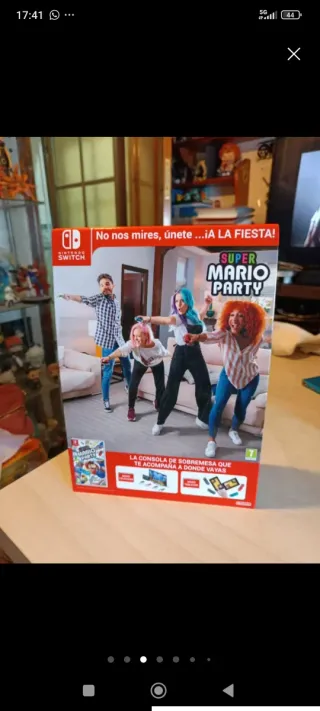 Display Publicitario Super Mario Party Switch