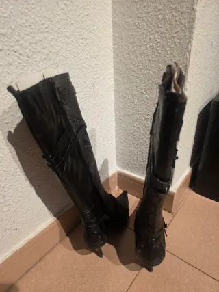 Botas XTI Talla 38 Negro/verde