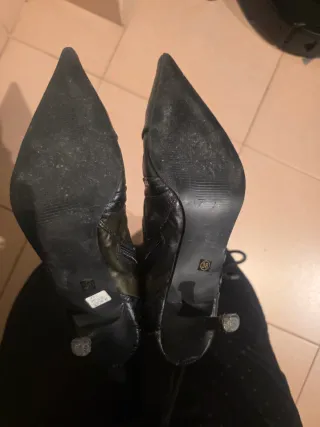 Botas XTI Talla 38 Negro/verde