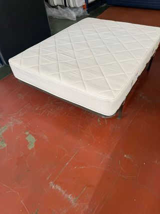 SOMIER Y COLCHON FLEX VISCO 135x180