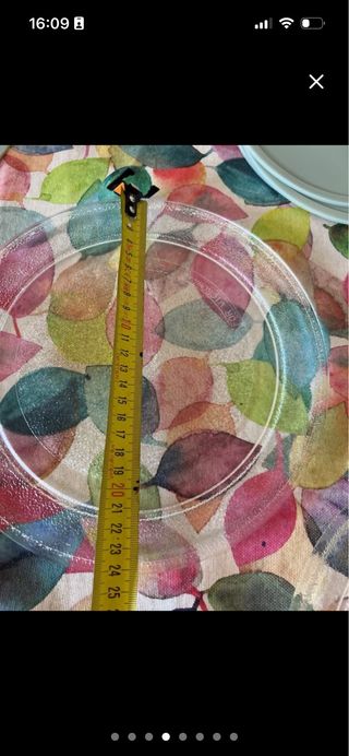 Platos de cristal para microondas