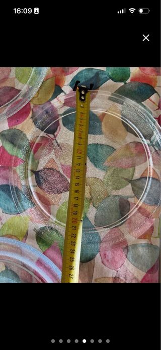 Platos de cristal para microondas