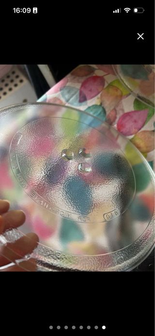 Platos de cristal para microondas