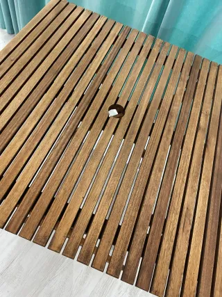 Mesa plegable madera jardín/casa