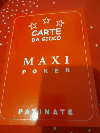 Carte da gioco Maxi Poker - 2 mazzi