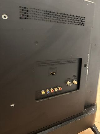 Televisión LG Negra no smart tv tiene entrada HDMI