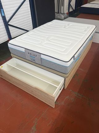 CANAPÉ Y COLCHON RELAX SALUD PHISIO VISCO 135x190