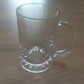 Confezione da 5 tazze da birra in vetro