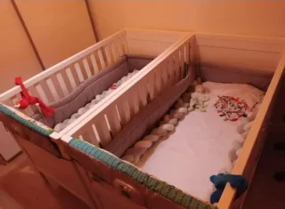 Maxi Cuna Modelo Santiago Madera 70x140