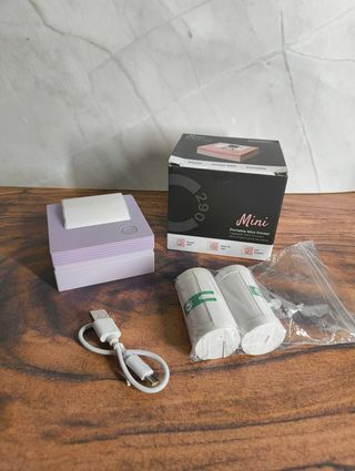 Impresora Portátil Mini Morada