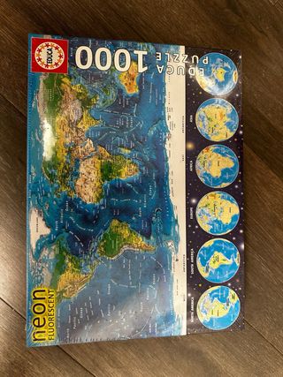 Puzzle Educa 1000 piezas Mapa Mundo