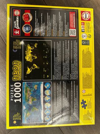 Puzzle Educa 1000 piezas Mapa Mundo