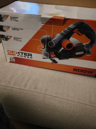 Cepillo Eléctrico Dexter Power 800W