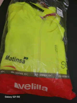 Chaqueta de trabajo Velilla amarilla