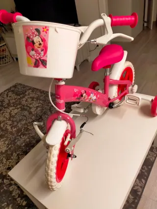 Bicicleta infantil niña 2-4 años Minnie