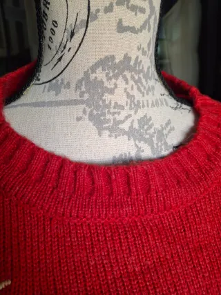 Jersey Rojo Bordado Tintoretto Talla M