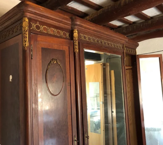 Armario Imperio Madera y Espejo