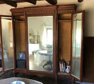 Armario Imperio Madera y Espejo