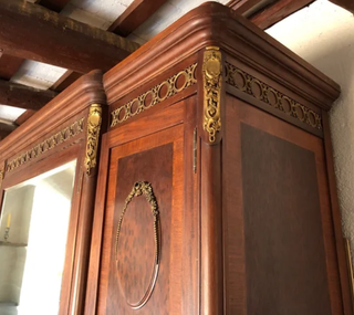 Armario Imperio Madera y Espejo