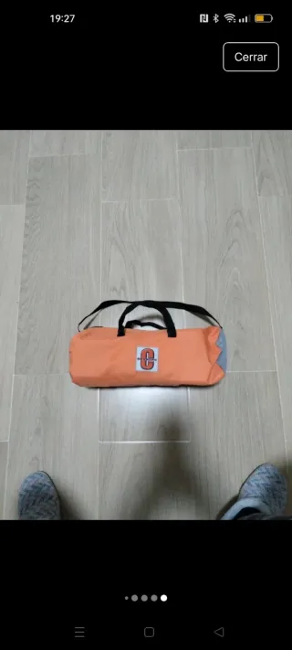 Parque Cuna Viaje Muñecas Naranja