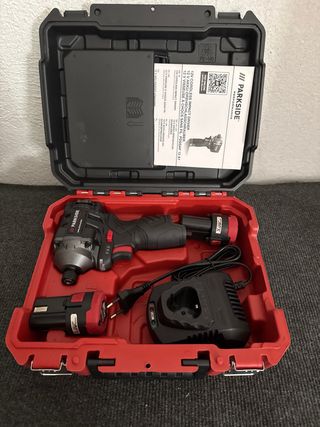 2baterias 12V Taladro de Impacto Inalámbrico