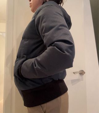 Plumífero Nike Azul Marino con Capucha