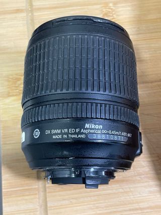 Objetivo Nikon Negro