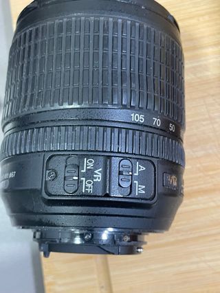 Objetivo Nikon Negro