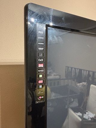 Televisión LG Negra