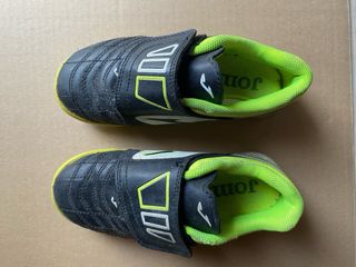 Botas de fútbol Joma niño negras y verde