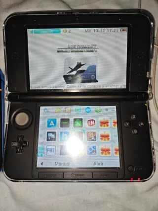 Nintendo 3DS XL y 2DS Negra/Azul