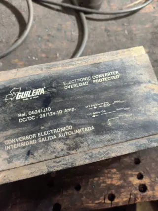 Conversor DC/DC GUILERA 24V a 12V 10A