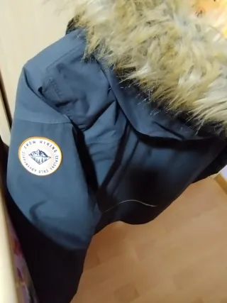 Chaqueta infantil Quechua azul. Talla 12-13 años