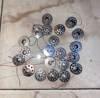 Lotto di cannelle metalliche per macchine da cucire