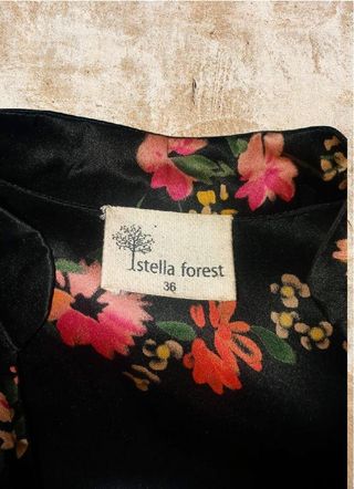 Vestido Stella Forest floral negro