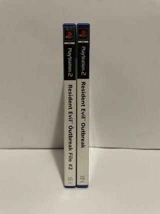 Lote Resident Evil Outbreak + File 2 Completos PS2