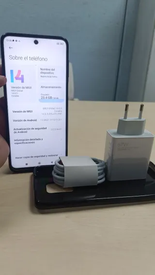 Xiaomi Redmi Note 9 Pro + Cargador 67W