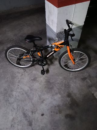 Bicicleta Den Bike 20 Naranja/Negra