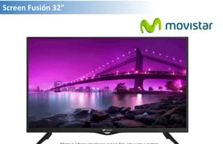 Pantalla Movistar TV Fusion 32
