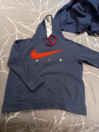 Sudadera Nike Air Azul Roja