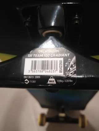 Skate Decathlon SK TEAM 100 GRADIANT