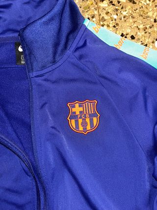 Sudadera FC Barcelona Nike Azul/Turquesa